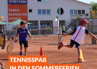Tennisspaß in den Sommerferien